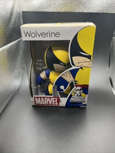Marvel Wolverine Mighty Muggs (2007) Hasbro Vinyl Figure With Box - Afbeelding 1 van 2