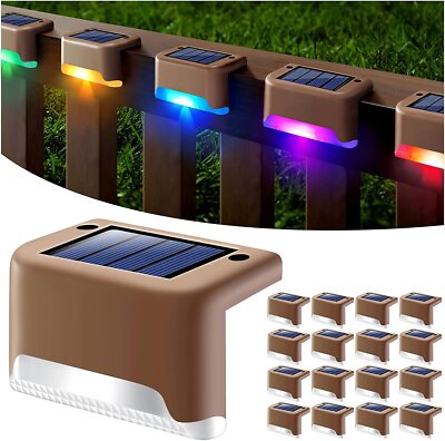 4-24Pcs Solar Pool Side Lights Color Changing Waterproof Light up Swimming Pool