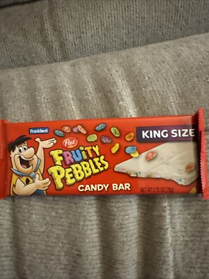 Fruity Pebbles Candy Bars (11) King Size White Chocolate Super Yummy ShipsFast