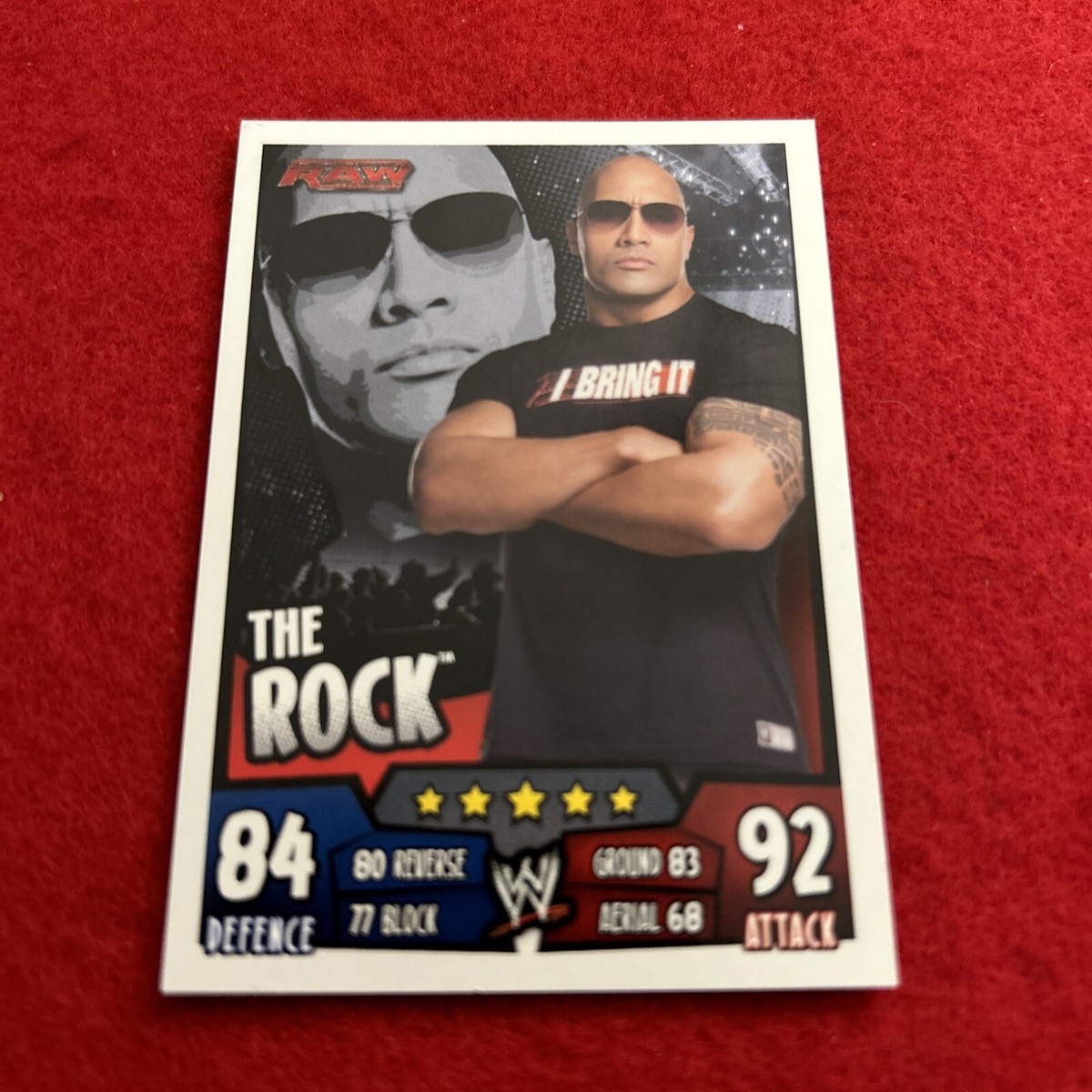 2011 The Rock Topps WWE Slam Attax RUMBLE | eBay