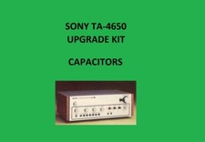 Stereo Amplifier SONY TA-4650 Repair KIT - all capacitors