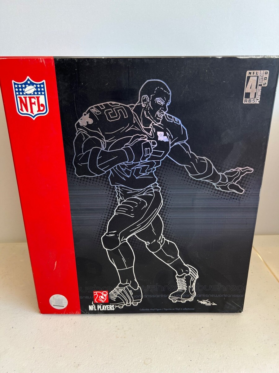 2007 Reggie Bush All Star Vinyl NFL Saints Limited Platinum Edition /500