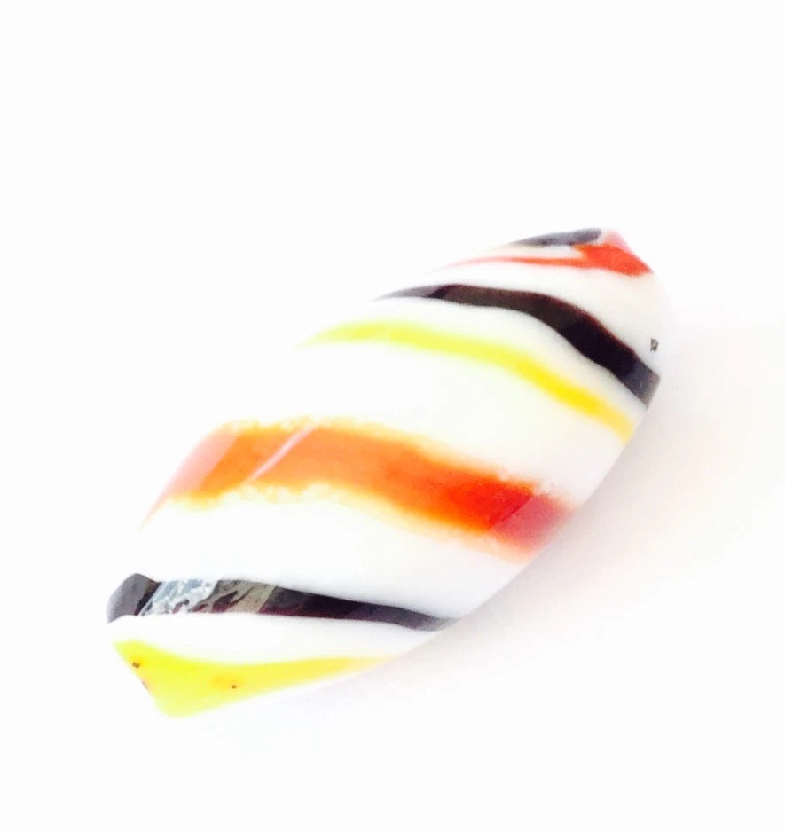 AUTÉNTICO VIDRIO DE MURANO VENECIANO COMERCIO REMOLINO VINTAGE ~ CUENTAS Foto 2 de 4