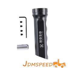 Aluminum Car Handle Hand Brake Sleeve Universal Fitment Cover Black