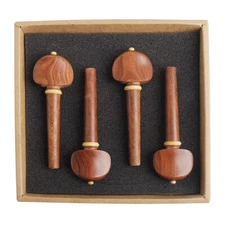 4PCS Rosewood Cello Pegs High Quality Tuning Pegs Cello Replacement Parts