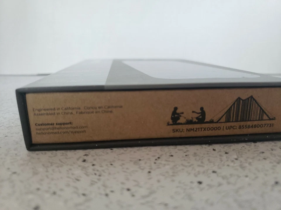 Funda de Carbono Nomad 6.5” Apple IPHONE XS MAX Negra Resistente TPU Goma Parachoques Nueva Foto 2 de 4