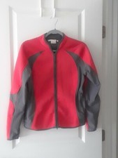 Nike Golf Sphere Thermal Jacket Full Zip Gray Red Women  s Size Medium