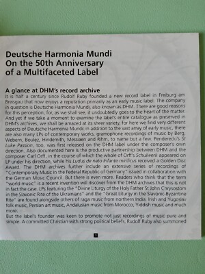 クラシック Deutsche Harmonia Mundi 50th anniversary Deutsche Harmonia Mundi: 50 Years (1958-2008) [Box Set