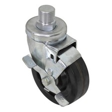 4x1-1/4 Swivel Threaded Stem Caster w/Brake 1-5407