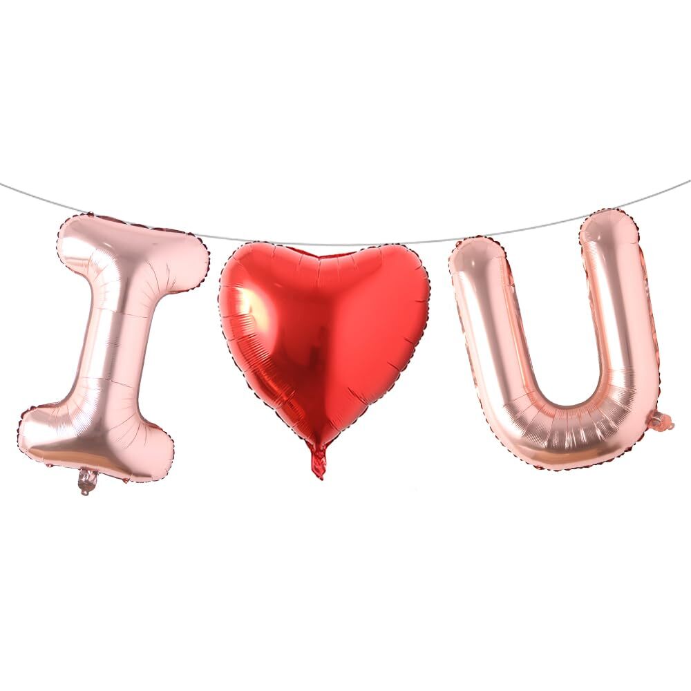 40 Inch Huge I Love You Balloons Love Balloons for Valentines Day Decor | Big...