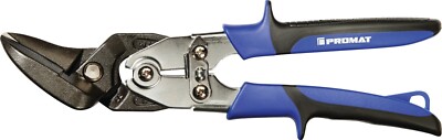 PROMAT Blechschere Länge 260 mm links Stahl max. 1,5 mm blau/schwarz