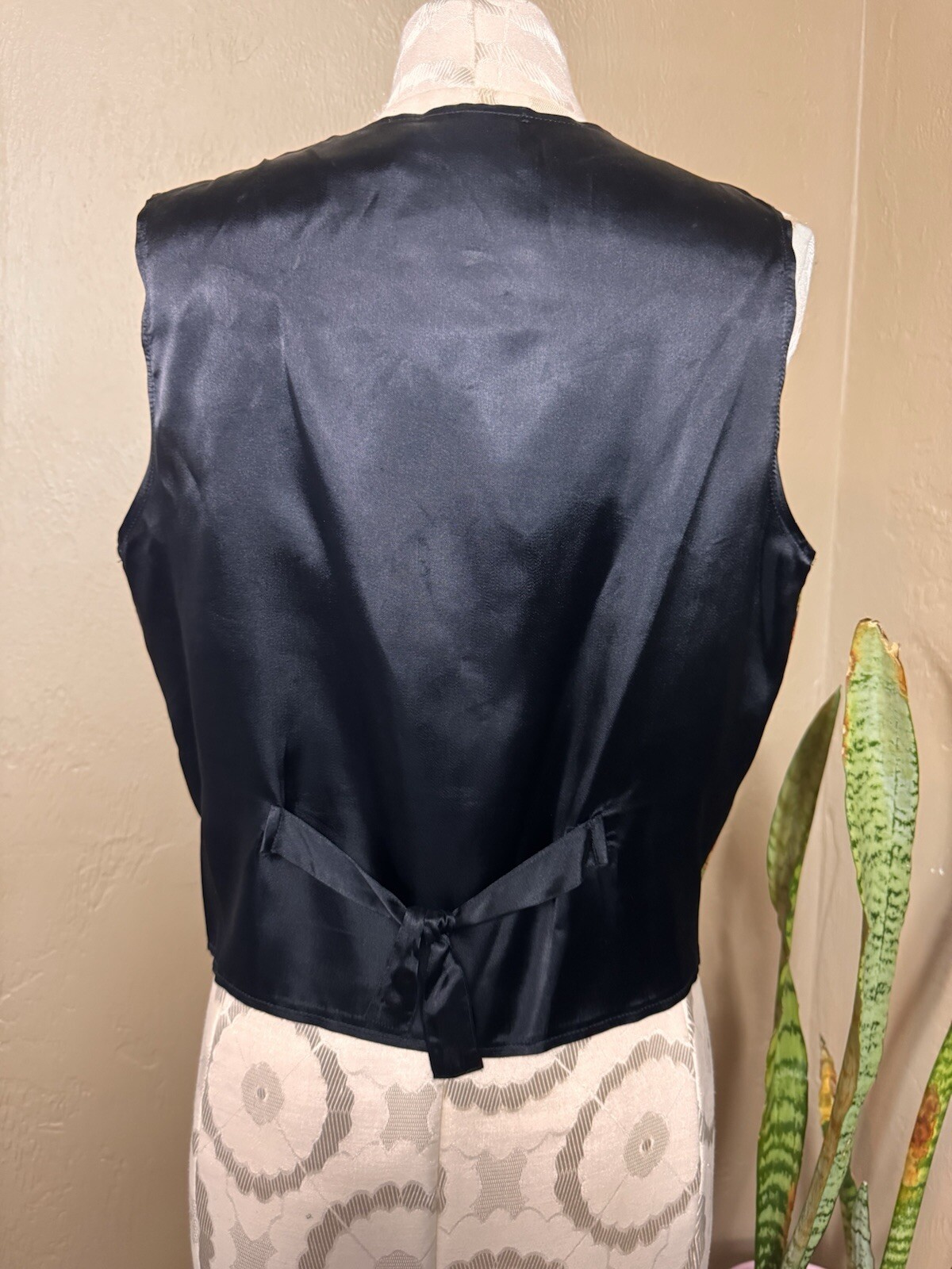 VTG Fall Designs Basic Editions Button Up Vest Sz… - image 9