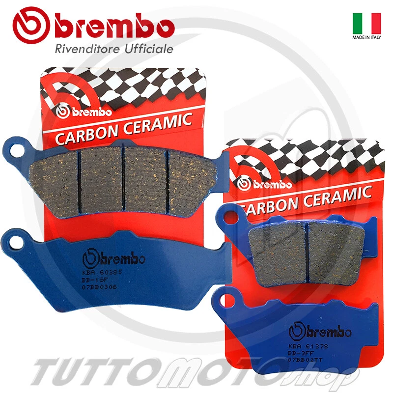 PASTIGLIE FRENO ANT+POST BREMBO CARBON KTM ENDURO 690 R 2012 2013 2014 2015