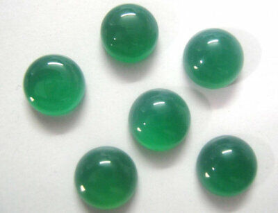 Natural Green Onyx 3X3 mm To 10x10 mm Round faceted cut Loose Gemstone SALE!