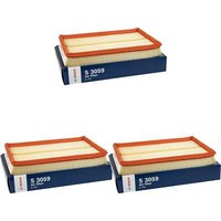 3X Bosch Luftfilter 1 457 433 059 Air Filter