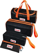 ELDA 4 Pack Tool Bag for Men w/Hard Bottom Waterproof Tote Large Capacity Pouch