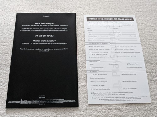 Project: Snowblind jeu Playstation 2 complet version PAL - comme neuf - Photo 5/5