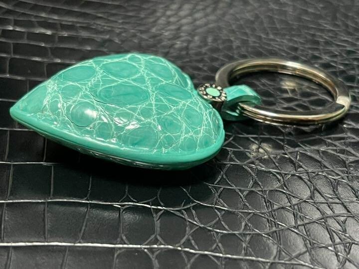 Tiffany&Co. ティファニー キーリング チャーム クロコダイル レザー