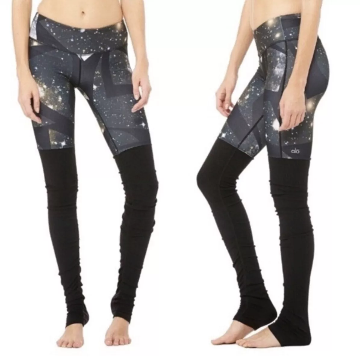 Alo Yoga Goddess Ribbed Splattered Legging Small in 2023