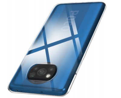 FÜR XIAOMI POCO X3 PRO - ULTRA SLIM Silikonhülle Handy Back Case Tasche CLEAR