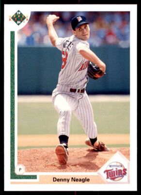 1991 UPPER DECK FINAL EDITION DENNY NEAGLE MINNESOTA TWINS #34F