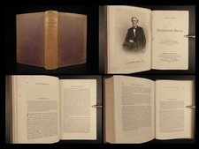 1868 1ed Confederate Jefferson Davis CSA Civil War Slavery Gettysburg Vicksburg