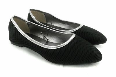 Free Choice by Elis Shoes Womens Black Flats Slip On Pointed Toe 6