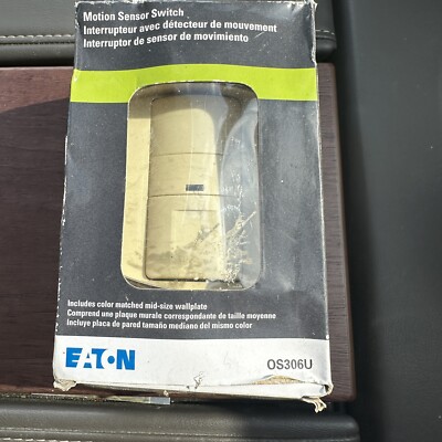 New Eaton Single-Pole/3-Way  Occupancy Motion Sensor Switch OS306U