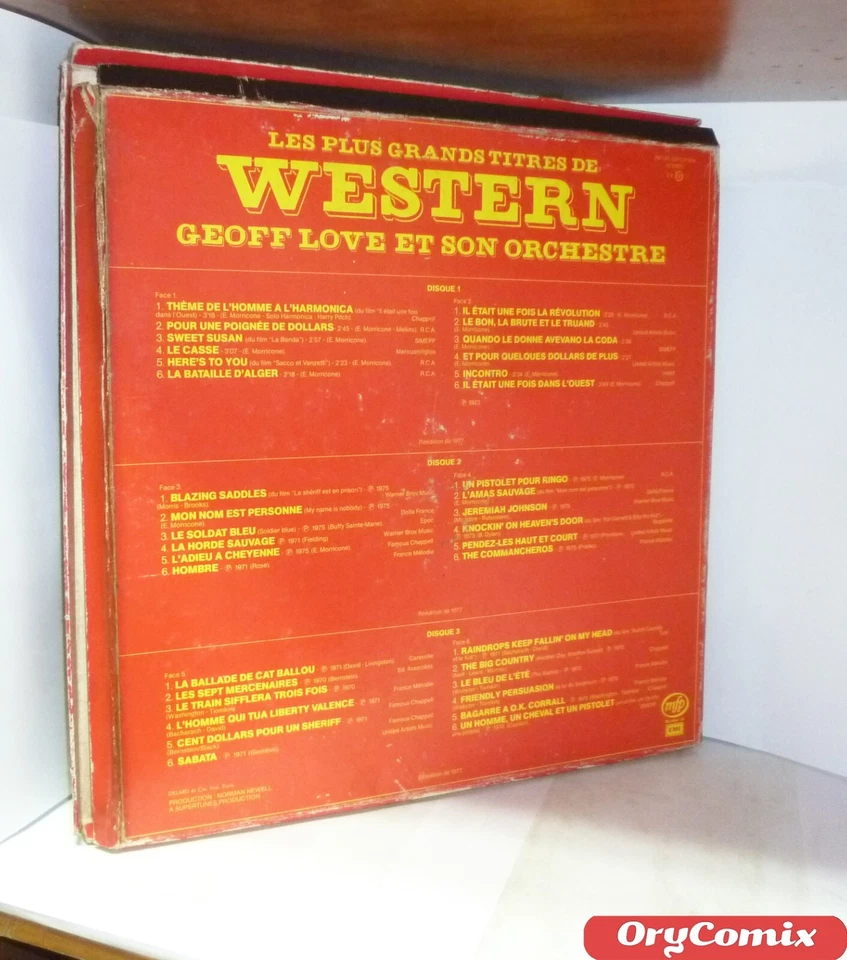 LES PLUS GRANDS TITRES DE WESTERN - BOX 3 VINILI LP 12" POLLICI 33 GIRI RPM - Immagine 3 di 4