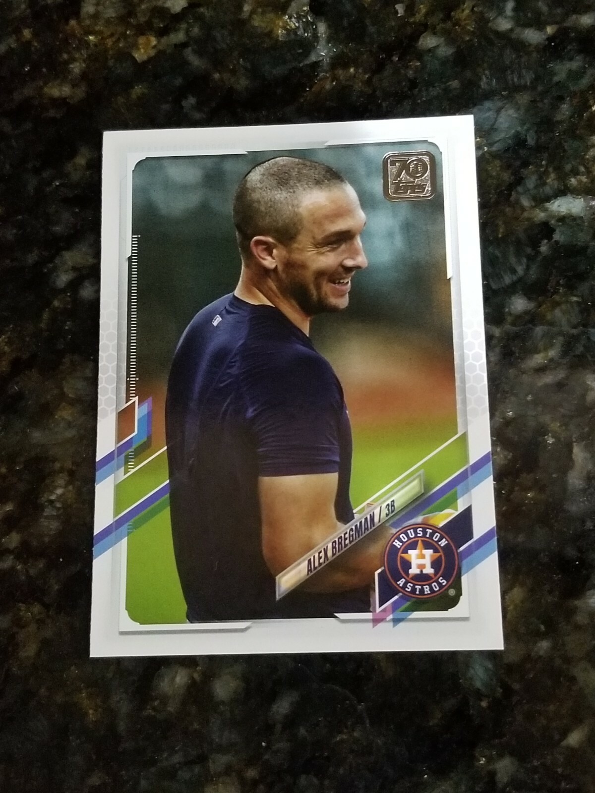 ALEX BREGMAN 2021 Topps Series 1 #297 PHOTO VARIATION SP - ASTROS** Variation