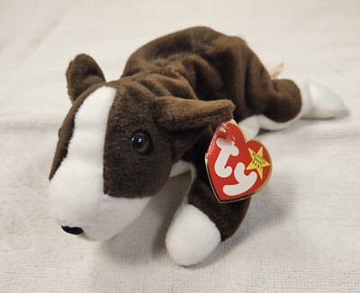 RARE RETIRED ORIGINAL TY BEANIE BABY BRUNO DOG 1997