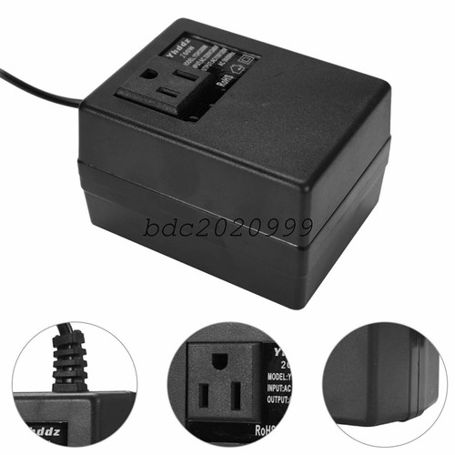 200W Power Voltage Converter Transformer Step-Down 220V/240V to 110V/120V UK - Picture 6 of 7