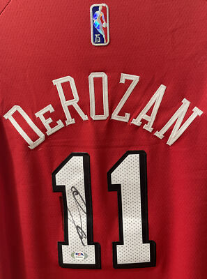 Demar DeRozan Signed Autographed Chicago Bulls Nike Jersey