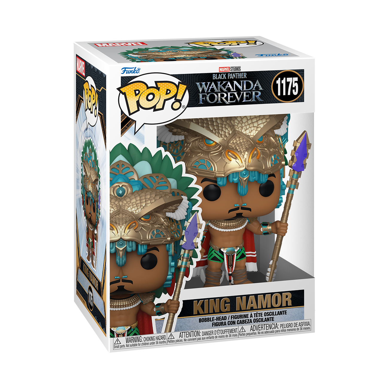 7024787 Merchandising Marvel: Funko Pop! - Black Panther Wakanda Forever - King
