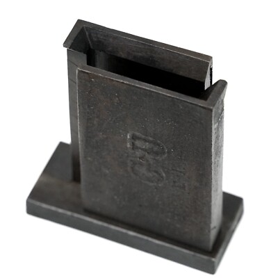 Alte Edelmetall Gussform ''GU E.1'' aus dem 2.WK ca. 5x46x92 mm Gold Silber Barren
