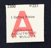 Old Stock Bulova Accutron 2300 Setting Pinion Watch Part 227 Old Stock Bulova Accutron 2300 Setting Pinion Watch Part 227