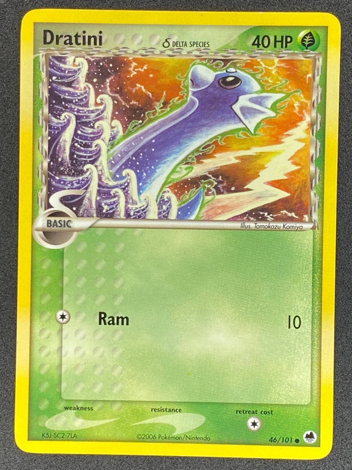 Pokémon Dratini Delta Species 46/101 EX Dragon Frontiers LP/NM