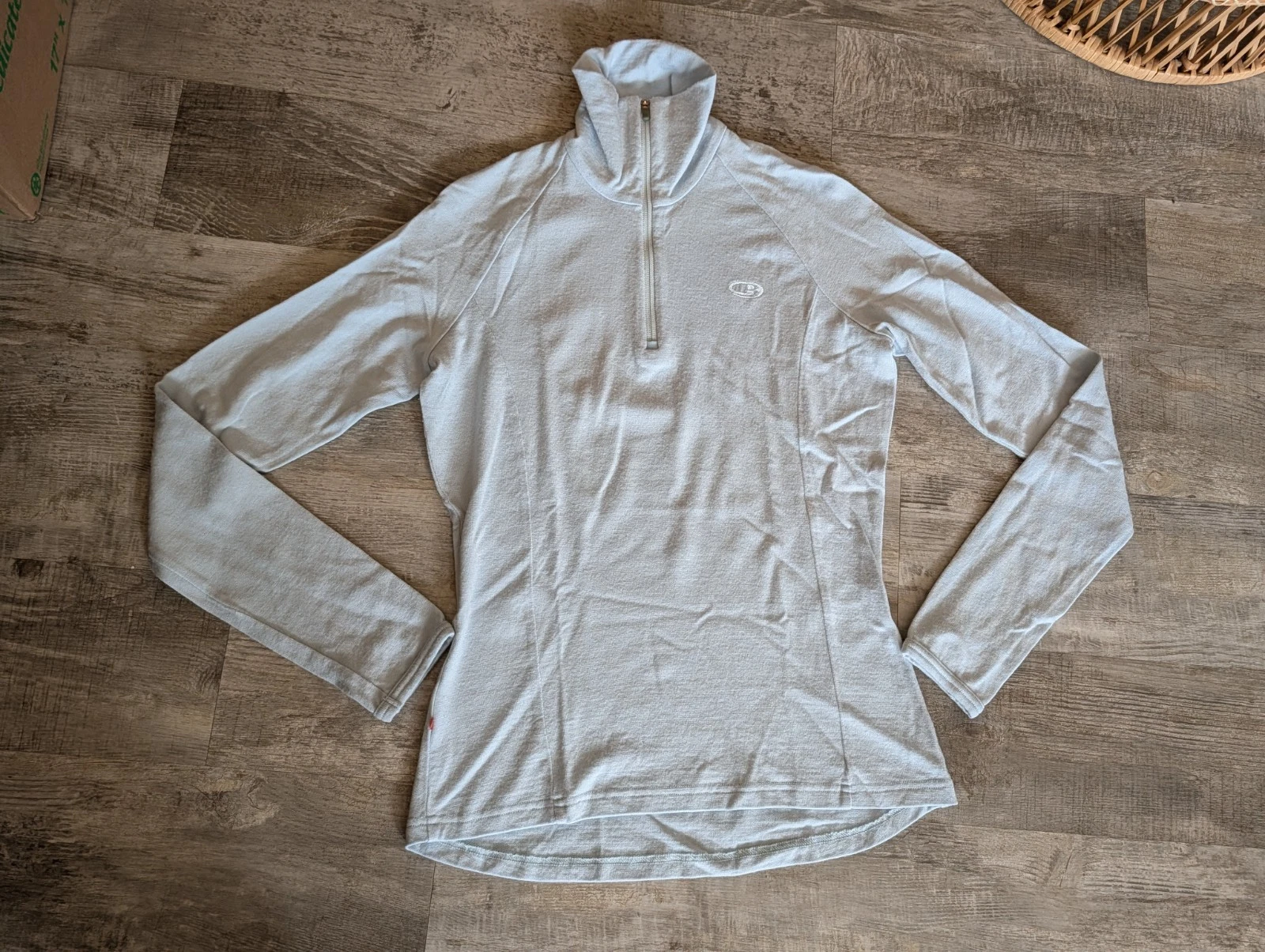 Icebreaker 260 Merino Wool Baselayer Top Women's Sz M Tech Half Zip Light Blue
Opens in a new window