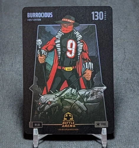 Joe Burrow BURROCIOUS Steel Battle Foil 2025 Bo Jackson Battle Arena Card #BF-20