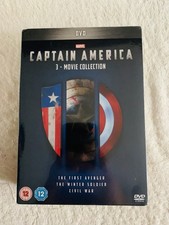 Marvel Captain America 3-Movie Collection DVD Box Set BRAND NEW & SEALED 