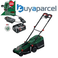 Image of Bosch Rotak 18V-34 Cordless Lawnmower Lawn Mower 34cm 1 x 2.5Ah Battery