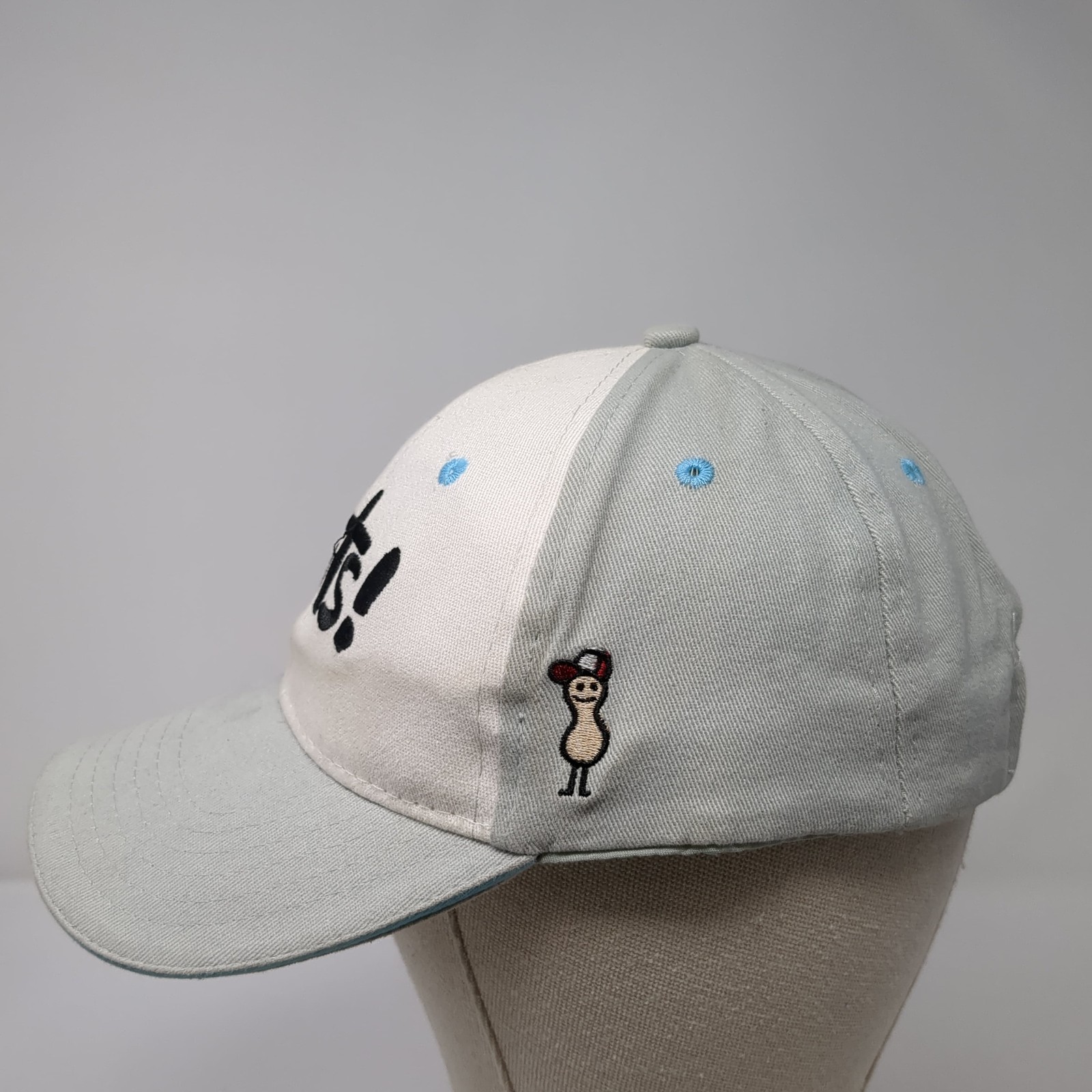 Nuts! Strapback Baseball Cap Gray One Size Adjust… - image 3