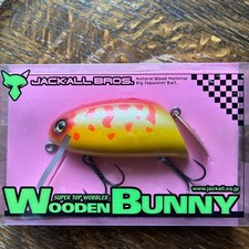 Fishing Lure JACKALL WOODEN BUNNY Orange Unopened