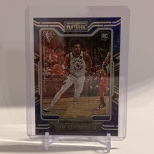 2021-22 Panini Playbook Duane Washington Jr. Rookie Card #288 Pacers