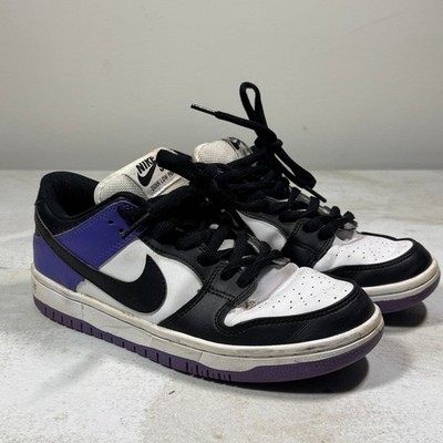 Nike SB Dunk Low Pro Court Purple Black White Men's Shoes BQ6817-500 Size 9.5