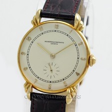 Vacheron & Constantin Vintage Dress Watch Flame Lugs Manual Wind Cal 453 1940's