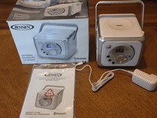 JENSEN CD-555 Bluetooth Portable CD Player Boombox FM Radio Open Box New