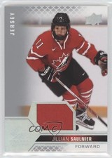 2022 Team Canada Juniors Women's WC Jersey Relics Jillian Saulnier #46 1b2x