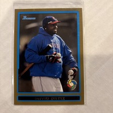 DAVID ORTIZ 2009 BOWMAN DRAFT WORLD BASEBALL CLASSICS STARS GOLD #BDPW9 REDSOX