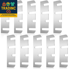 10 Pcs Hardware Door Hinge Shims Stainless Steel Metal Coated Finish Door Hinge